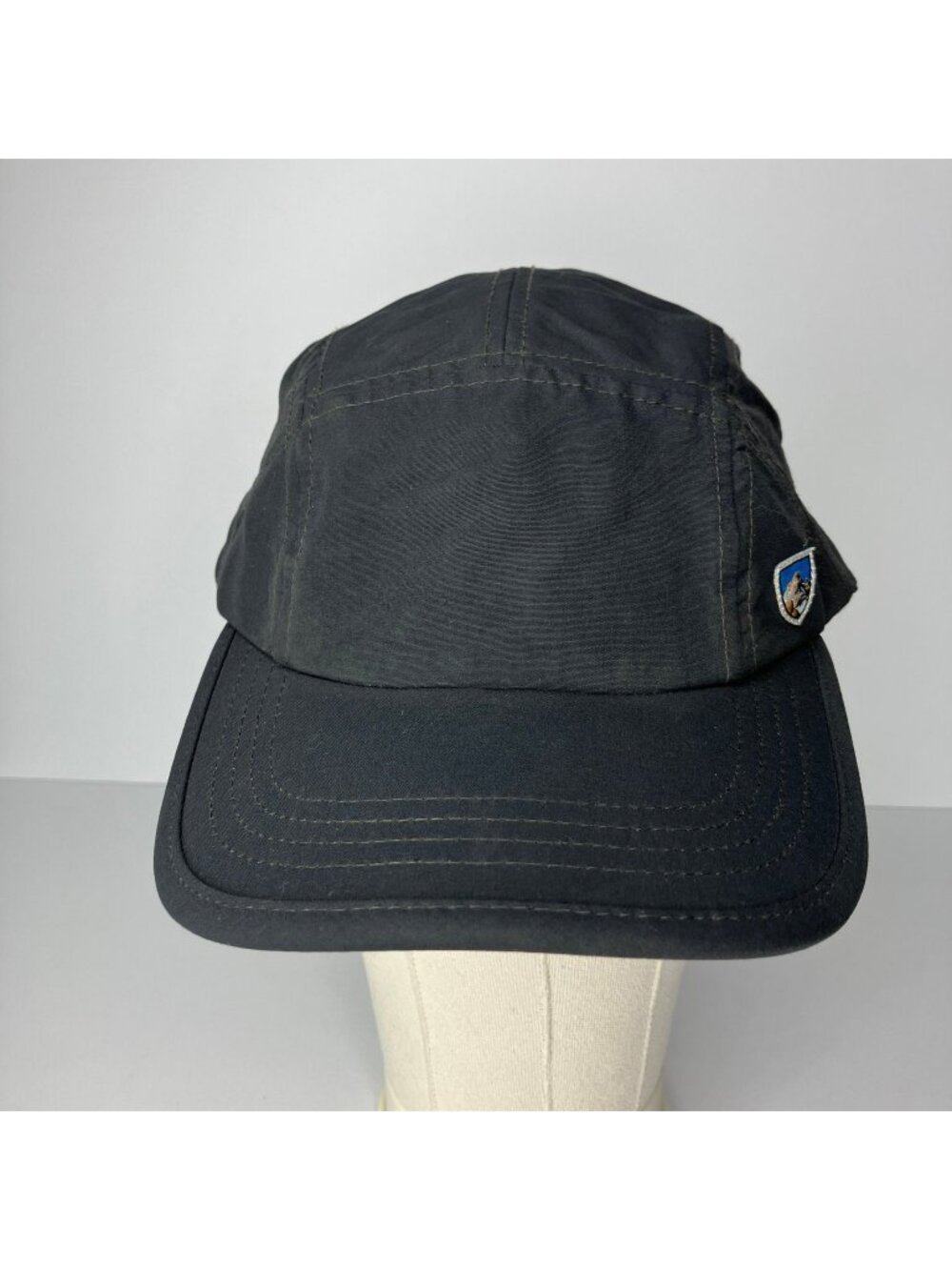 KÜHL Hat 5 Panel Outdoor Hiking Cap Nylon Spandex Adjustable Men's Gray
